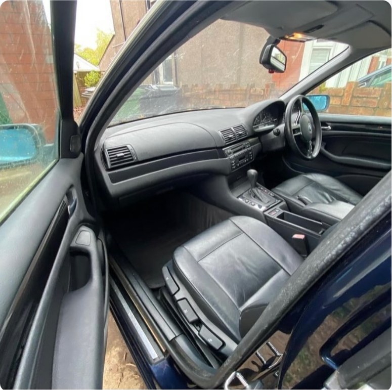 After: BMW 3 Series — Interior deep clean