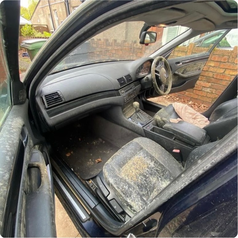 Before: BMW 3 Series — Interior deep clean