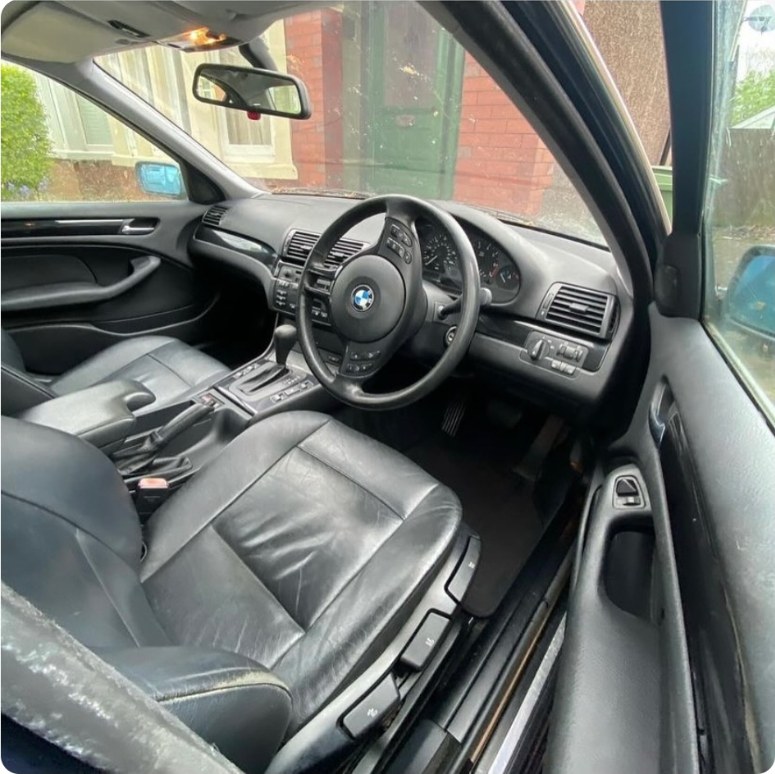 After: BMW 3 Series — Interior deep clean