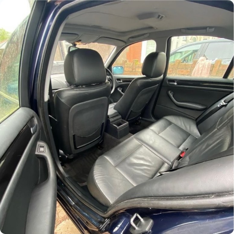After: BMW 3 Series — Interior deep clean