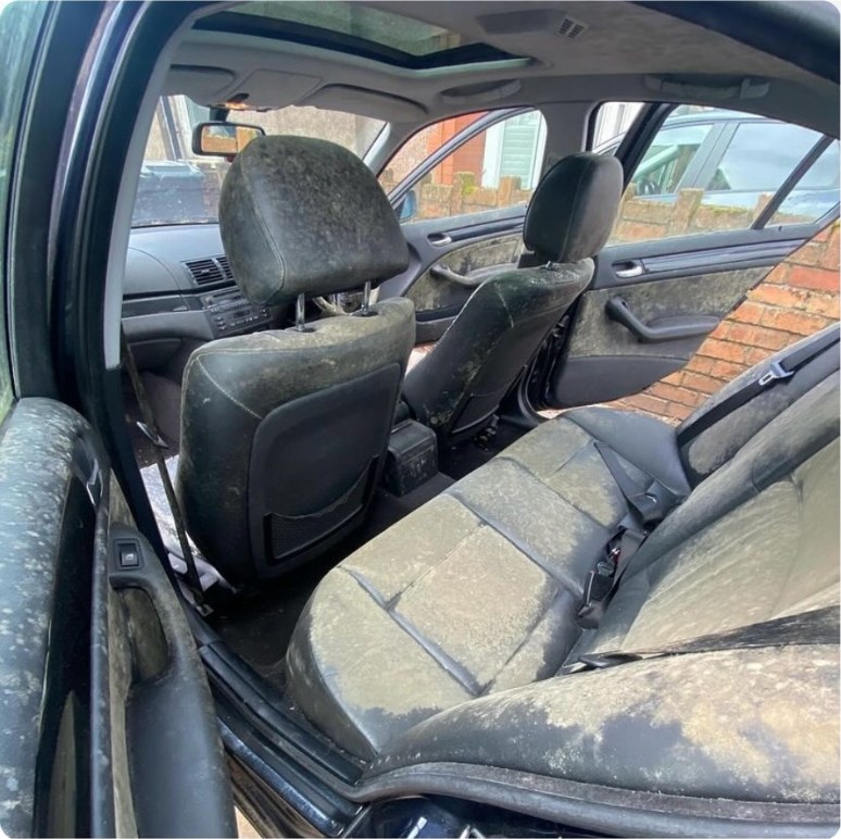 Before: BMW 3 Series — Interior deep clean