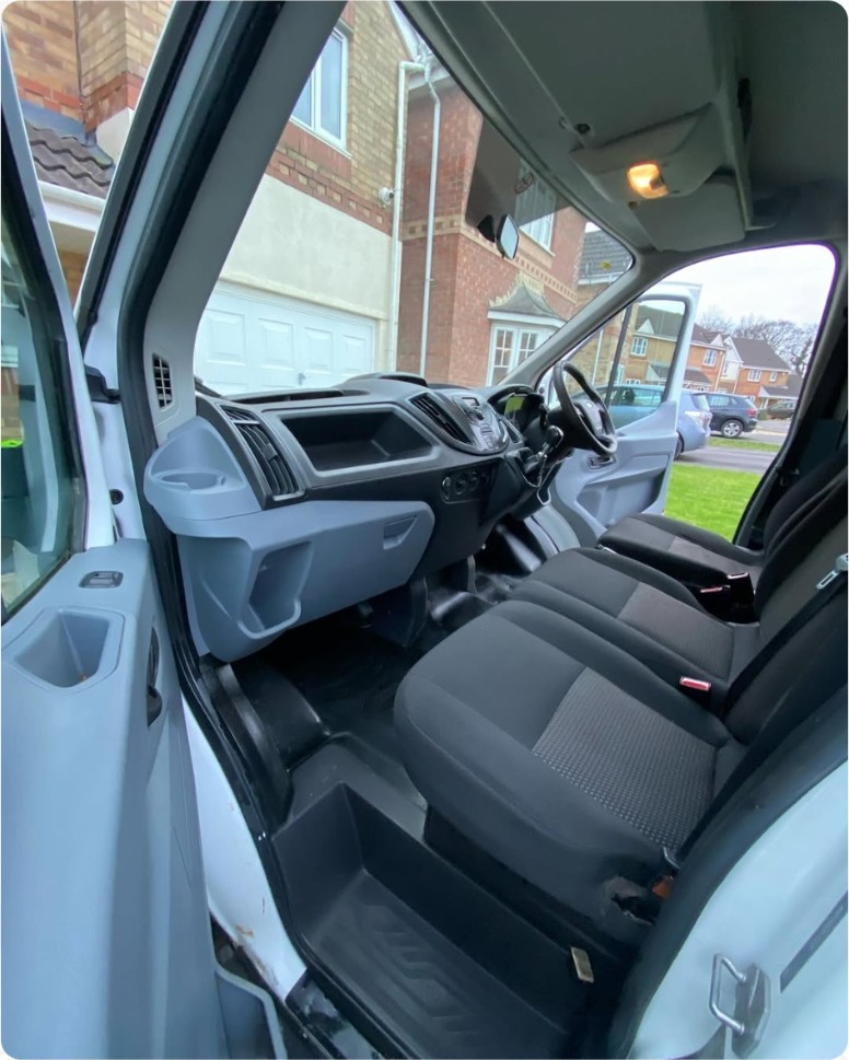 After: Ford Transit — Interior deep clean