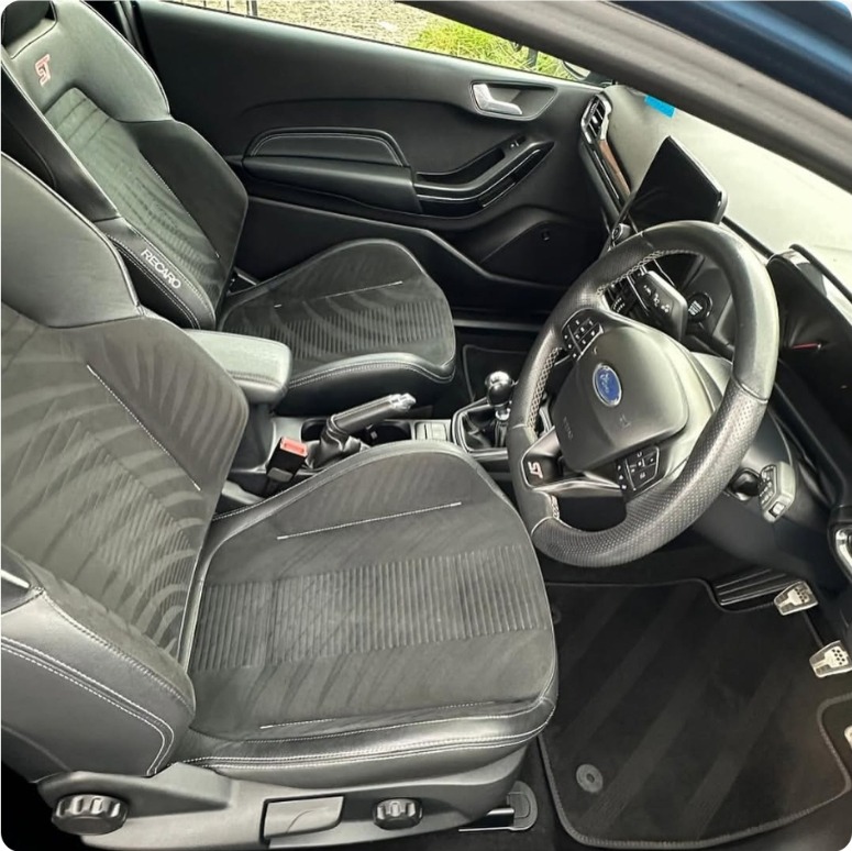 After: Ford Fiesta ST — Interior deep clean