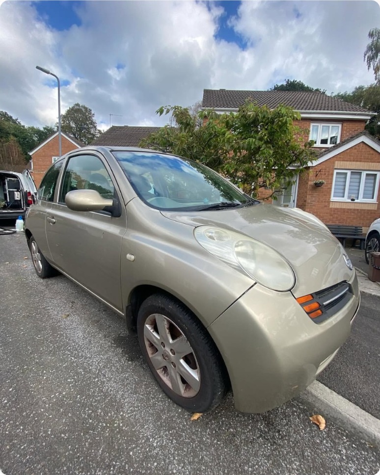 Before: Nissan Micra — Full valet