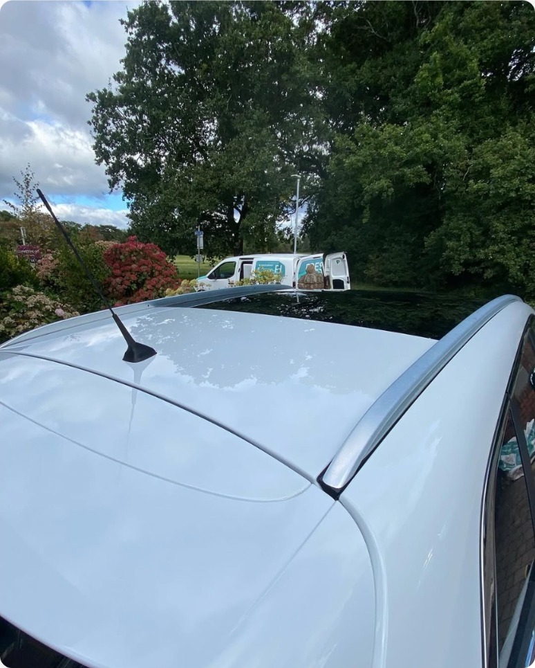 After: Saloon car — Full valet