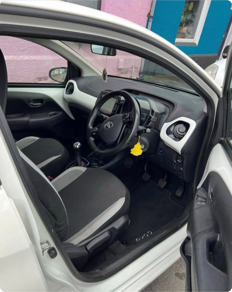 After: Toyota Aygo — Interior deep clean