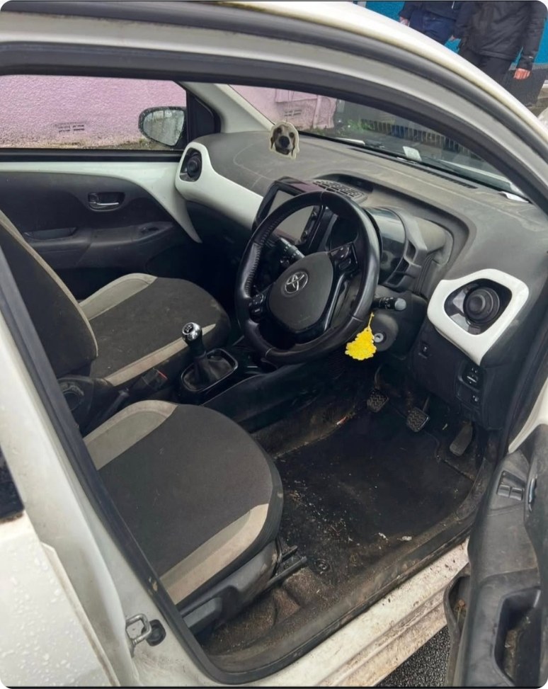 Before: Toyota Aygo — Interior deep clean