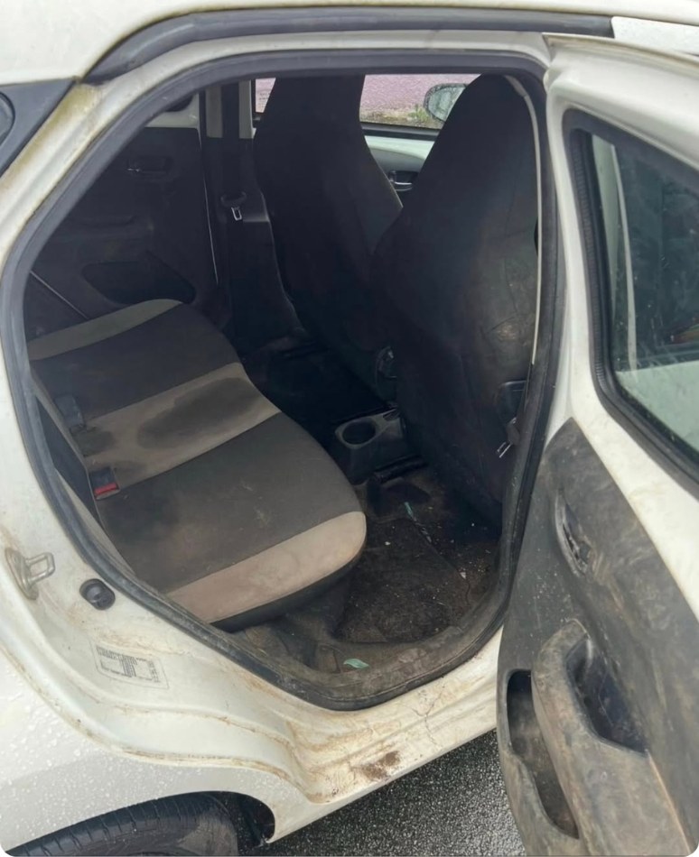 Before: Toyota Aygo — Interior deep clean